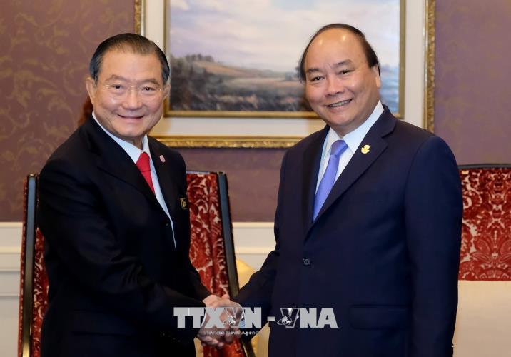 Thủ tướng Nguyễn Xuân Phúc tiếp Chủ tịch Tập đoàn ThaiBev